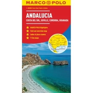 image of Andalusia, Costa Del Sol, Seville, Cordoba, Granada Marco Polo Map by Marco Polo (Sheet map, folded, 2011)