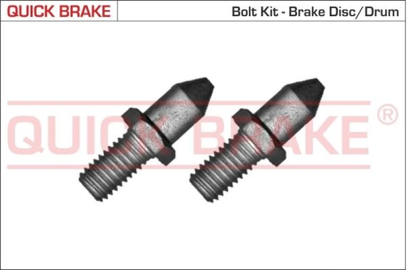 Image of QUICK BRAKE Brake disc screw / bolt QUICK BRAKE 11678K