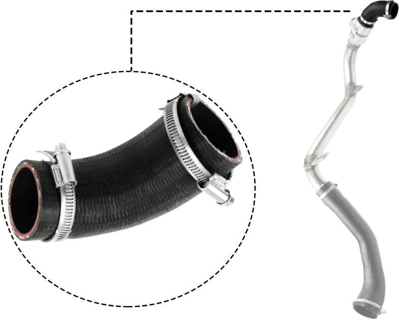 Image of GATES Charger intake hose GATES 09-0637