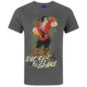 Image of Disney Mens Beauty And The Beast Gaston T-Shirt (M) (Multicoloured)
