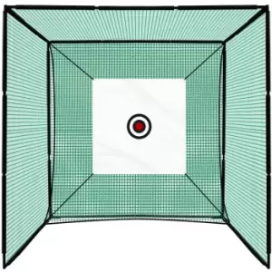 Image of Golf Practice Cage 10ft 3m Driving Range High Impact 25mm Mesh - Green