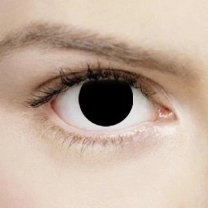 image of Blind Black 1 Day Halloween Coloured Contact Lenses (MesmerEyez XtremeEyez)