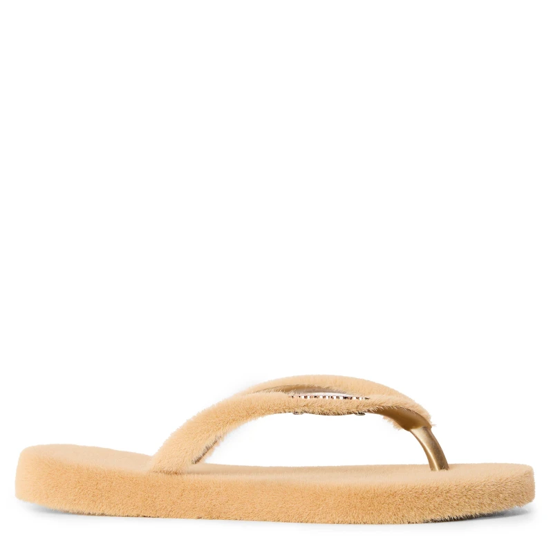 Image of Havaianas Unisex Kids Slim Plush Flip Flops Beige unisex 1/2