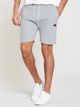 Image of Ellesse Noli Fleece Shorts, Grey Marl, Size S, Men
