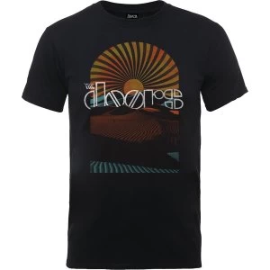 Image of The Doors - Daybreak Unisex Large T-Shirt - Black