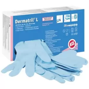 Image of Honeywell Home Einmalhandschuh Gr.08 Nitril Dermatril blau 27cm Box/100St. 074108081C 100 pc(s) Disposable glove Size 8 EN 455
