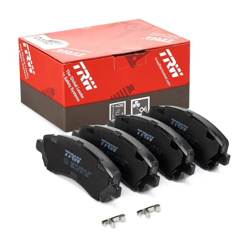 Image of TRW GDB3205 Brake pad set with acoustic wear warning, with accessories Brake Pad Set,disc brake (402)