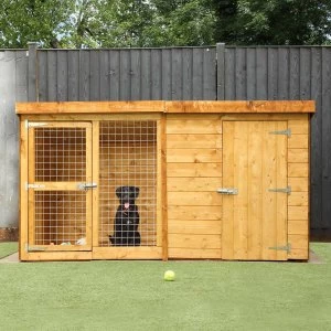 Image of Mercia Berkshire Dog Kennel & Run - 8' x 4'