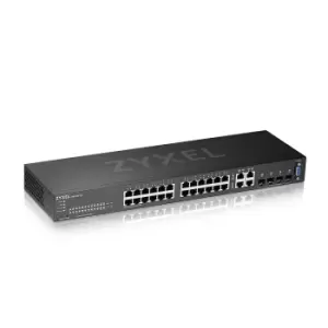 image of Zyxel GS2220-28-EU0101F network switch Managed L2 Gigabit Ethernet...