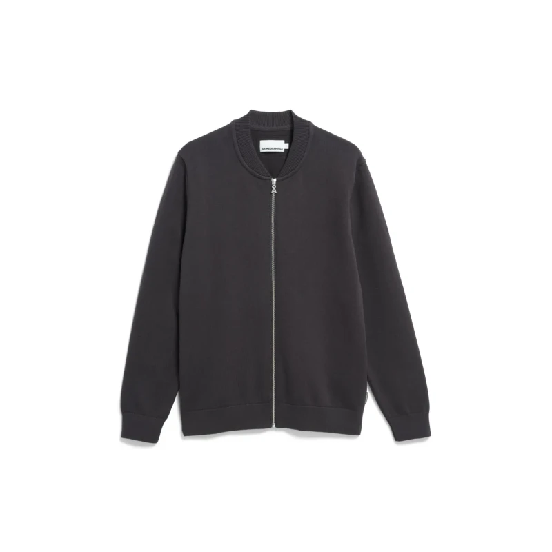 Image of ARMEDANGELS Zip-up sweatshirt Armedangels Agaamon Noir Male M