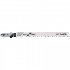 Image of Bosch T101 B Wood Cutting Jigsaw Blades Pack of 25