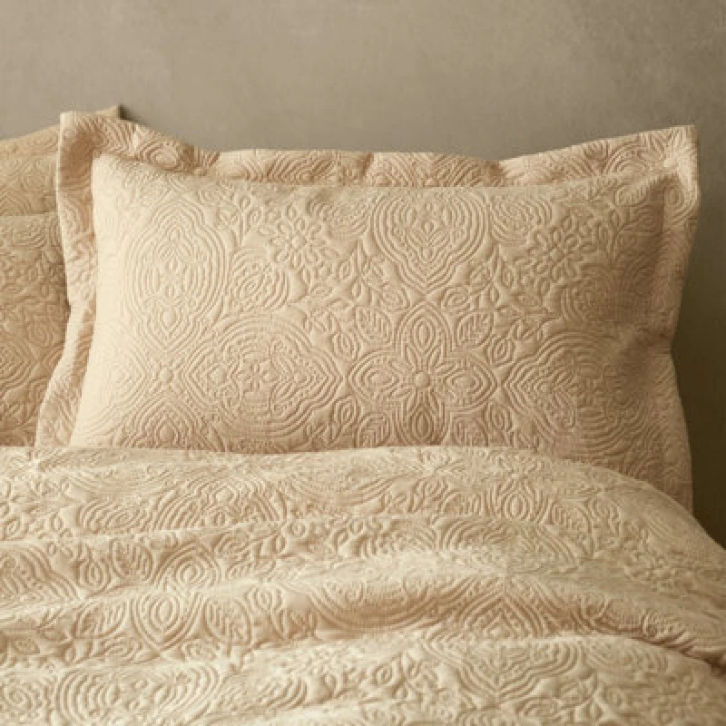 Image of Pineapple Elephant 'Casablanca' Pinsonic Pillowsham Pair Natural