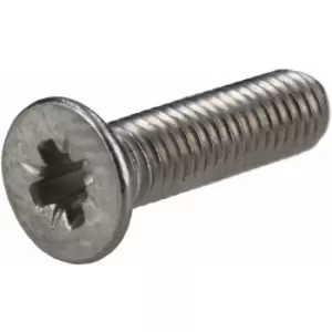 image of R-tech - 337095 Pozi Countersunk A2 Stainless Steel Screws M3 12mm - Pack Of 100