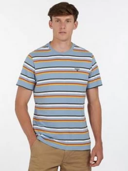 Image of Barbour River T-Shirt - Powder Blue , Powder Blue, Size 2XL, Men