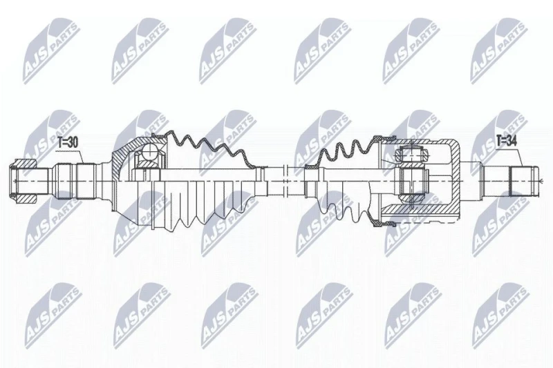 Image of NTY Drive shaft NTY NPW-PL-109