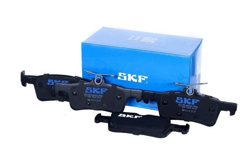 Image of SKF VKBP 90600 Brake pad set not prepared for wear warning indicator Brake Pad Set,disc brake (402)