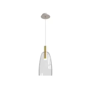 Image of Gazi Dome Ceiling Pendant Light 5W Clear Glass
