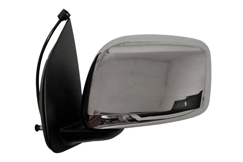 Image of PRASCO DS8147206 Wing mirror Left, black, Electric, untinted, Chromed Outside Mirror (50)
