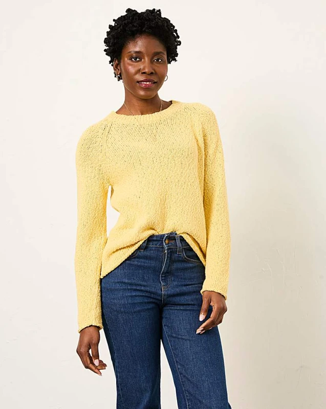 Image of FatFace FatFace Sophia Jumper Yellow - FatFace - Size: 18 Yellow Female 18 ZD14205