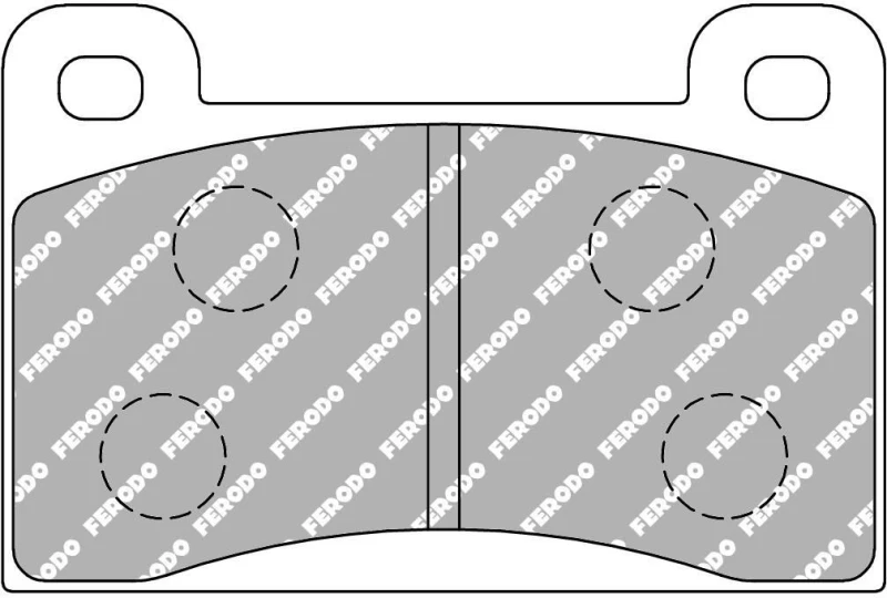 Image of FERODO RACING Brake pad set FERODO RACING FCP461H