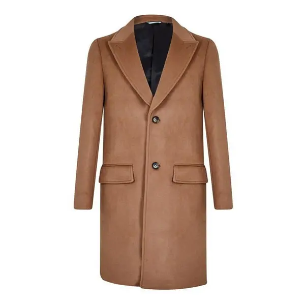 Image of Ted Baker Wilding Overcoat - Brown L