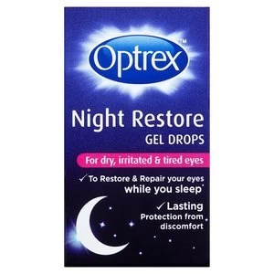 image of Optrex Night Restore Eye Gel Drops 10ml