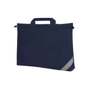 Image of Shugon Oxford Classic Portfolio Book Bag (One Size) (Navy Blue)