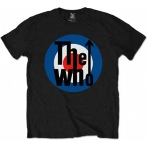 image of The Who Target Classic Black Mens TShirt Size: XXL