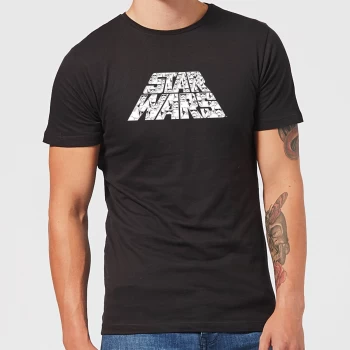 image of Star Wars: The Rise Of Skywalker IW Trooper Filled Logo Mens T-Shirt - Black - 3XL - Black