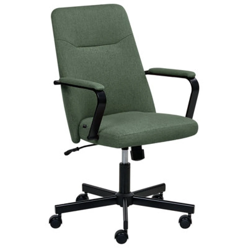 Image of Beliani Office Chair Caroga Fabric Dark Green