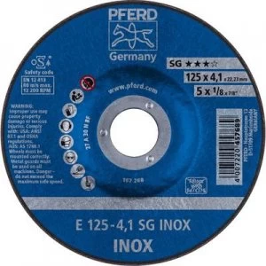 image of PFERD 62212423 Sg Inox Grinding disc (off-set) 125mm 22.23mm 10 pc(s)