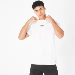 Image of Firetrap Back Print T Shirt Mens - White
