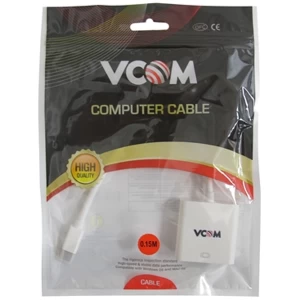 VCOM Mini DisplayPort (M) to HDMI (F) White Retail Packaged Display Adapter