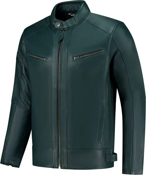 Image of Rusty Stitches Dorian Motorcycle Leather Jacket, Size L