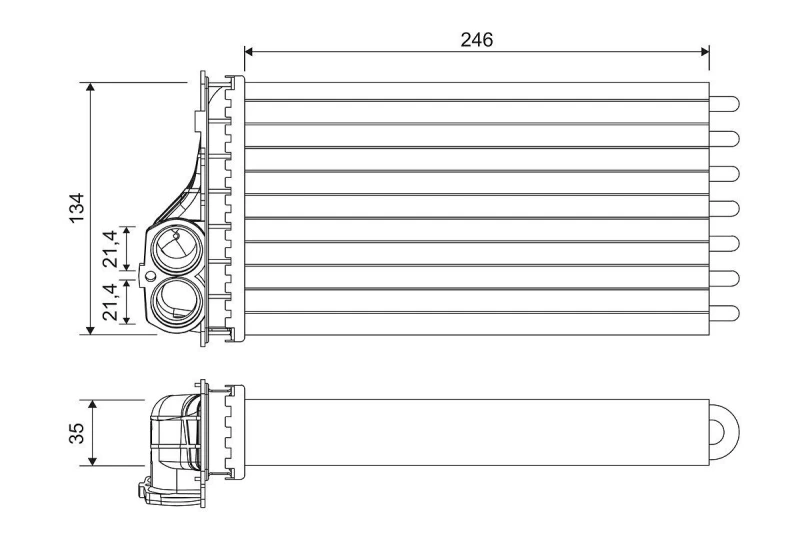 Image of Heater matrix VALEO 811567