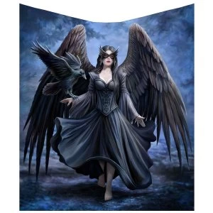 image of Raven (Anne Stokes) Throw