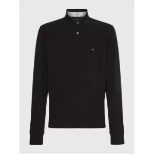 image of Tommy Hilfiger 1985 Long Sleeve Polo Shirt - Black