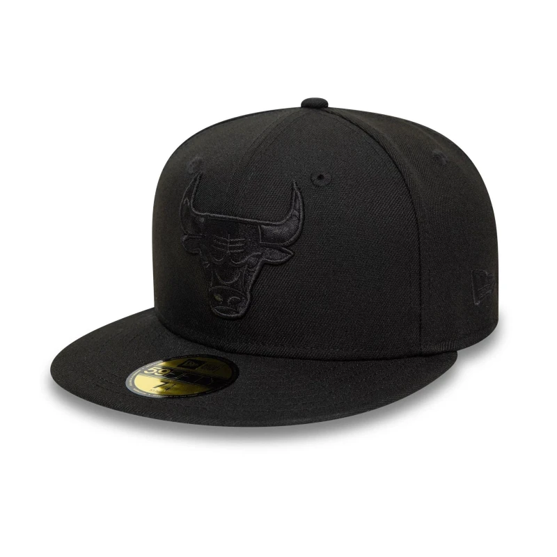 Image of New Era NBA Ess 5950 99 Flat Peak Caps 6 7/8 Black 37489403678