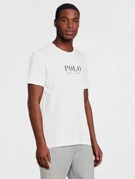 Image of Polo Ralph Lauren Lounge Large Logo T-Shirt - White, Size L, Men