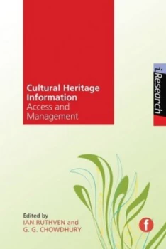 Image of Cultural Heritage Information by Ian Ruthven Book