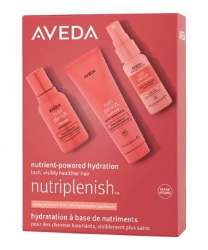 image of Aveda nutriplenish deep moisture hair trio - kit