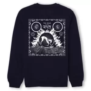Image of Fantastic Beasts Qilin Symbols Sweatshirt - Navy - XXL