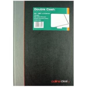 Image of Collins Ideal A4 Book Double Cash 192 Pages Double cashed ruling,