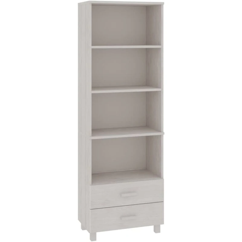 Image of VIDAXL Highboard hamar White 60x35x180cm Solid Wood Pine Vidaxl 8720286818350