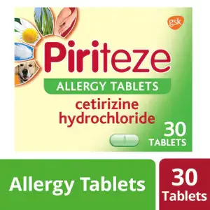 Image of Piriteze Allergy Tablets 30 Pack
