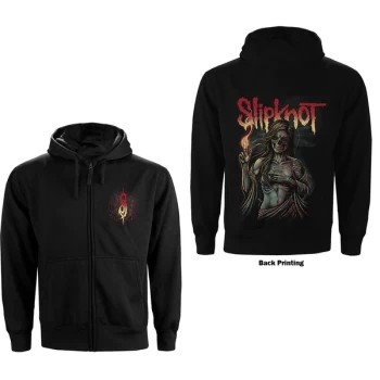 image of Slipknot - Burn Me Away Unisex X-Large Hoodie - Black