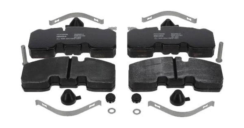 Image of FERODO FCV4583B Brake pad set prepared for wear warning indicator, with accessories Brake Pad Set,disc brake (402)