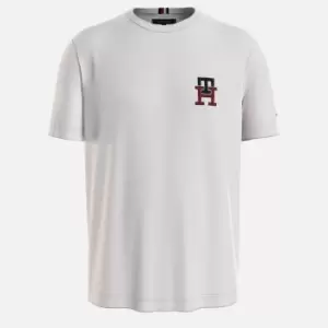 Image of Tommy Hilfiger Essential Monogram Cotton T-Shirt - L