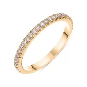 image of 18ct Rose Gold Diamond Full Eternity Ring