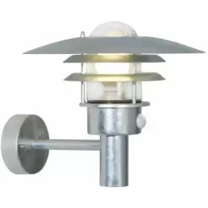 Image of Nordlux Lonstrup 32cm Outdoor Wall Lantern Galvanized, E27, IP44